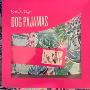 Lilly Pulitzer Dog Pajamas New in Box with Dog Print
